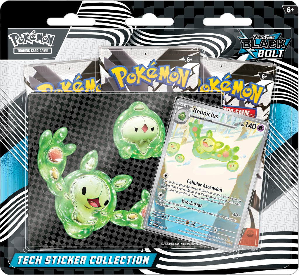 Pokemon TCG Black Bolt Tech Sticker Blister Z3785