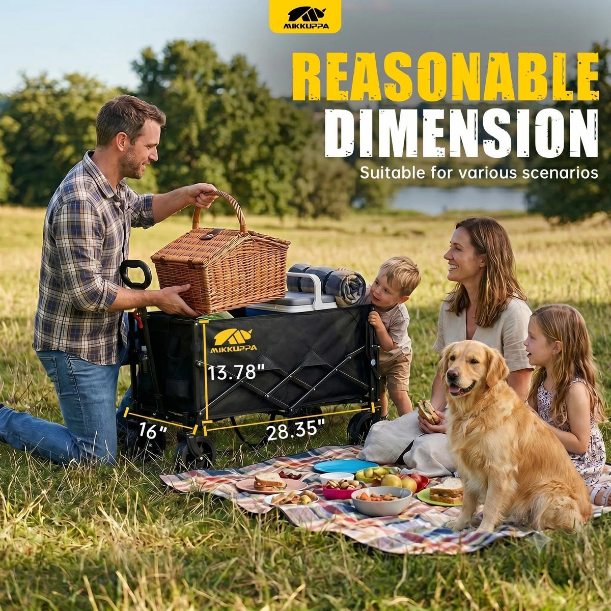Collapsible Dog Wagon with Ramp V4148