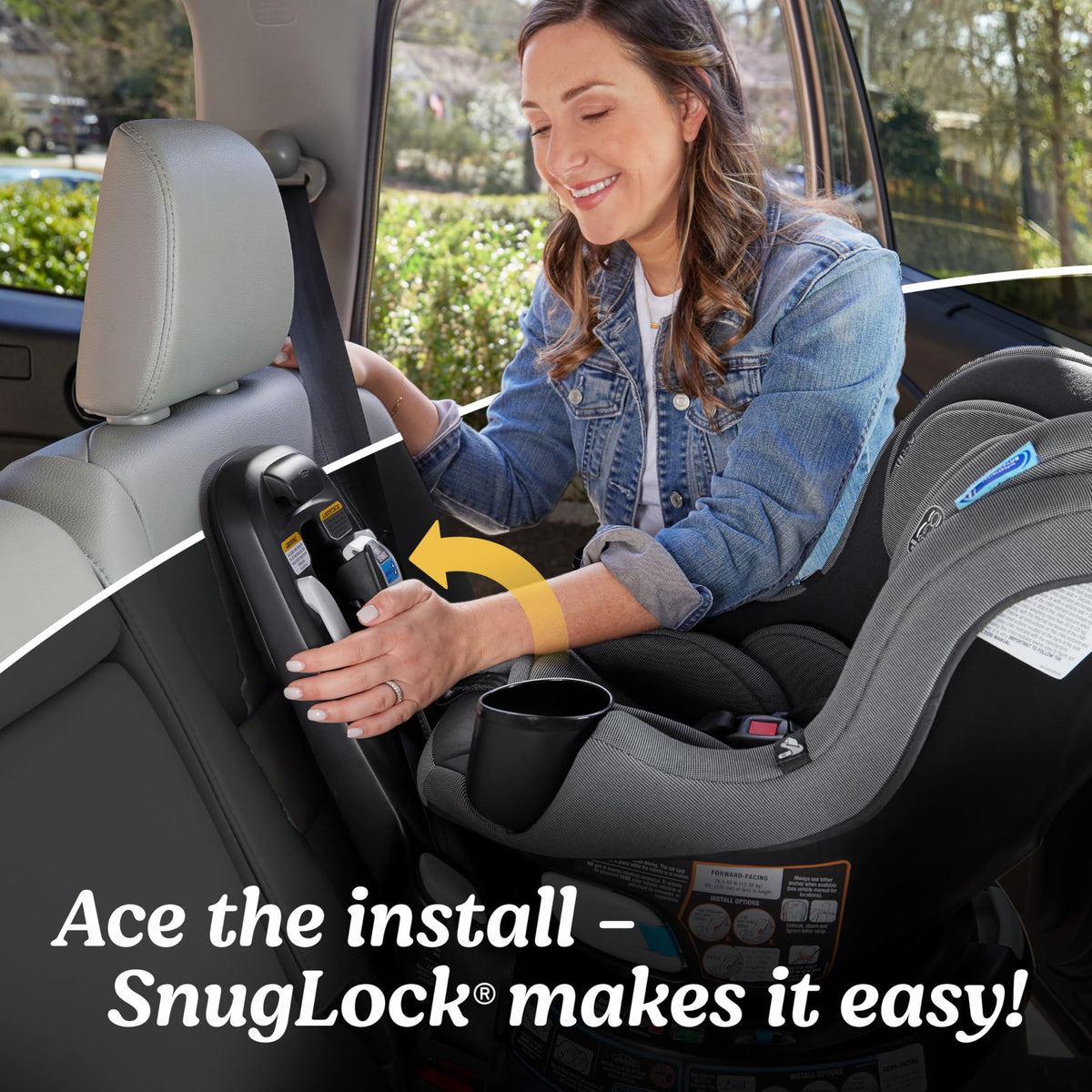 2-in-1 Rotating Convertible Car Seat A587209