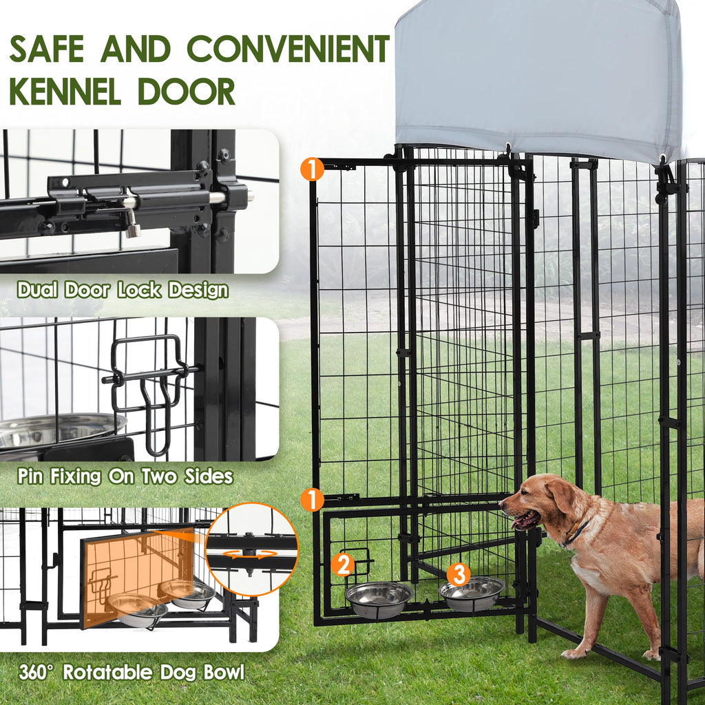 8x4x6 FT Dog Kennel E9699